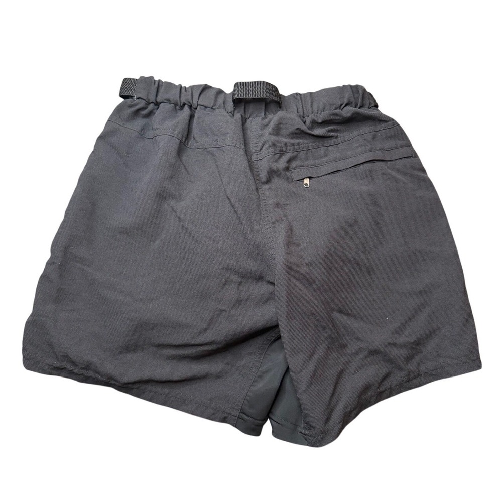 Bellwether Shorts Mens Medium Black Cycling Padded Liner Belted Gorpcore Hiking - Picture 2 of 7